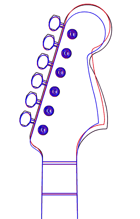 Fender Headstock Template